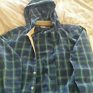 Polo by Ralph Lauren Button Up Hoodie (Vintage)